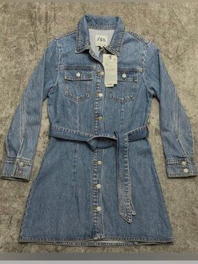 Zara demin dress
